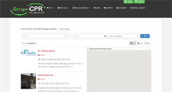 Desktop Screenshot of oregoncpr.com