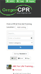 Mobile Screenshot of oregoncpr.com